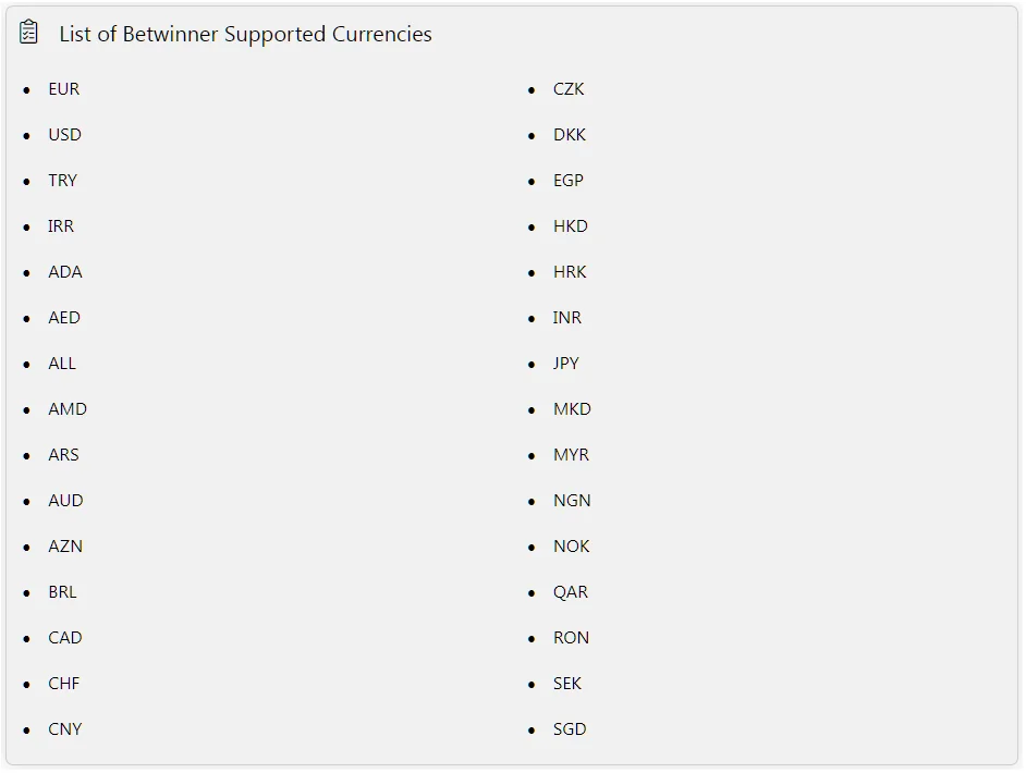 BetWinner'da Nasıl Para Çekilir