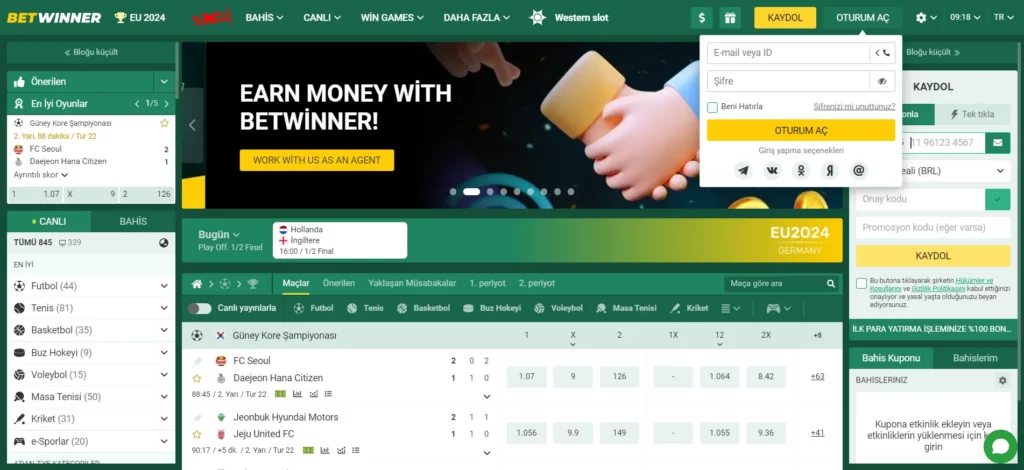 Betwinner hesap şifrenizi mi unuttunuz?